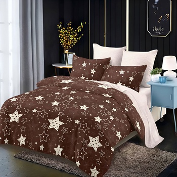 EmonaMall Двулицево спално бельо EmonaMall, 6 части - Модел S17823 (S17823-10000d-C-870)