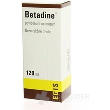 Betadine dezinfekčné mydlo 75 mg/ml sol.der.1 x 120 ml