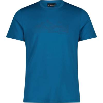 CMP Мъжка спортна тениска CMP S/S T-Shirt Sport shirt - Pacific - размер 58 (EU) (216-7666-0617)
