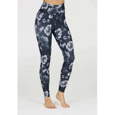Women's leggings Athlecia France čierna biela viacfarená