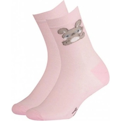 Gatta Cottoline vzorované 244.59N Dívčí ponožky bílá