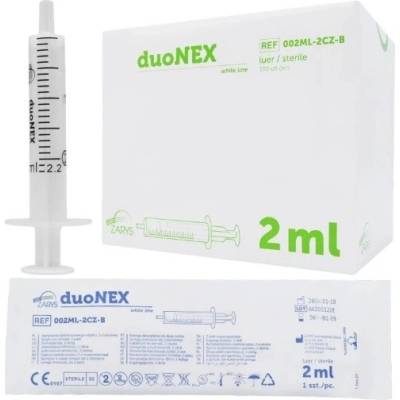 ZARYS International Group Injekční stříkačka duoNEX 2 dílná Luer sterilní 2 ml 3 ml10 ml 100 ks Objem 10 ml