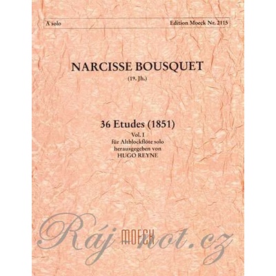 36 etud pre altovú flautu od Bousquet Narcisse