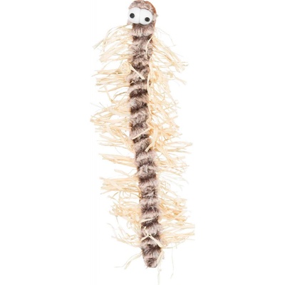 Trixie Stonožka hračka pro kočky, plyš/lýko 33 cm