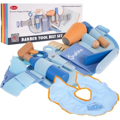 Inlea4Fun Detský kadernícky set na opasku BARBER TOOL BELT SET