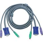 ATEN kvm кабел ps/2 и vga, 5 м - 2l-1005p/c (2l-1005p/c)