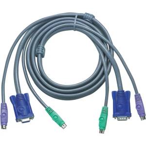 ATEN kvm кабел ps/2 и vga, 5 м - 2l-1005p/c (2l-1005p/c)