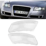  Стъкла за фарове за Audi A6 C6 (2006-2011) - к-т 2бр