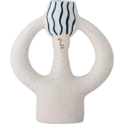 Bloomingville Свещник за класическа свещ Hatty 17 см син (82062368)