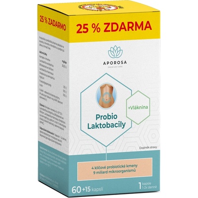 Aporosa Probio Laktobacily 75 kapslí