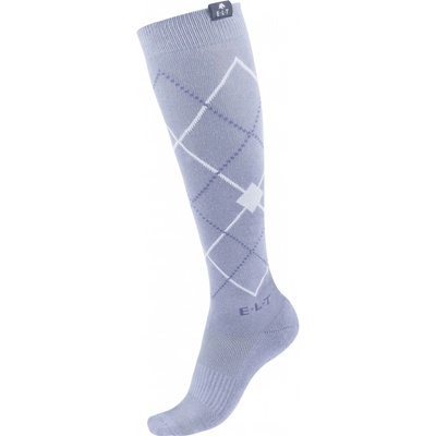 ELT Jazdecké ponožky Argyle Modrošedá