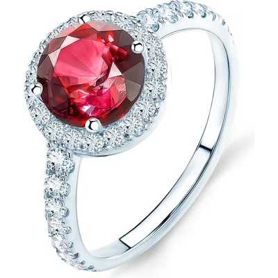SAVICKI Годежен пръстен This is Love : бяло злато, рубин