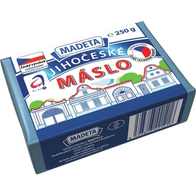 MADETA Jihočeské máslo 82 % 40 x 250 g