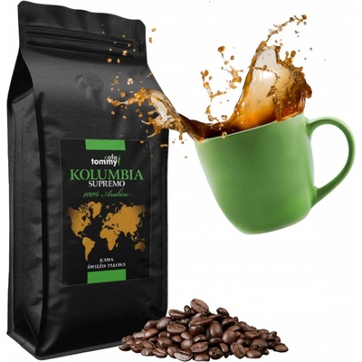 Tommy Cafe káva Arabica Káva Kolumbie Supremo 1 kg