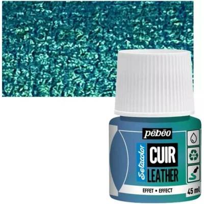 Setacolor Leather 42 duochrome blue green 45 ml