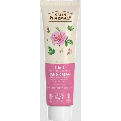 Green Pharmacy Rose Hand Cream výživný a hydratačný krém na ruky a nechty 100 ml