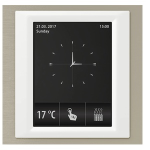 ELKO EP RF Touch-W Сензорно устройство за управление Титан Бял Светло сив (RFTW-ATI-BWH-CLG)