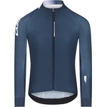 Q36.5 Мъжка фланелка с дълъг ръкав за колоездене Q36.5 Gregarius Hybrid Collar Fade L/S Jersey Cycling jersey - Nautica Blue - размер XL (056-4322-0214)
