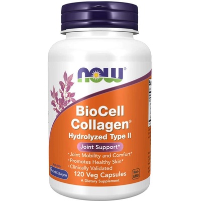 NOW BioCell Collagen® Hydrolyzed Type II 120 капс