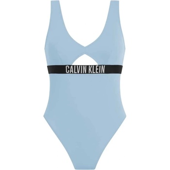 Calvin Klein Бански костюм Calvin klein Intense Power Fashion swimsuit - Blue (Skim Blue)