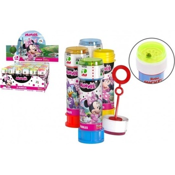 Bublifuk Minnie 60ml 11,5cm asst 4 barvy 36ks v boxu