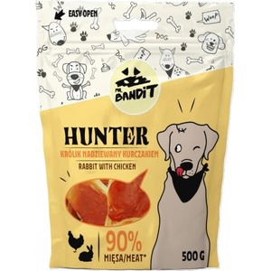 VetExpert Mr. Bandit HUNTER rabbit with chicken - лакомство за кучета, заешко и пилешко месо, 500 гр - Полша