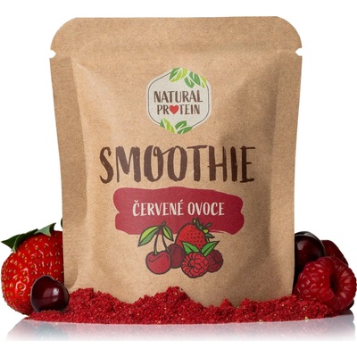 NaturalProtein smoothie Červené ovocie 20 g