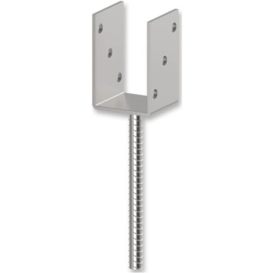 Hašpl Kotevní patka do betonu 80x80x4mm, typ U