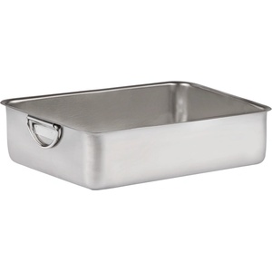 Inoxriv INOXRIV-PROFI-Дълбока тава за готвене с дръжки 36x25xh8cm (53106201) (0118261)