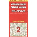 ČR 2 Východní Čechy Západní Morava 1:200 000