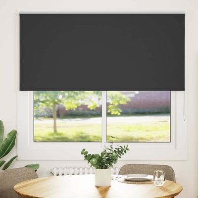 vidaXL Ролетна щора Blackout Black 145x150 cm Ширина на плата 141, 6 cm (4010877)