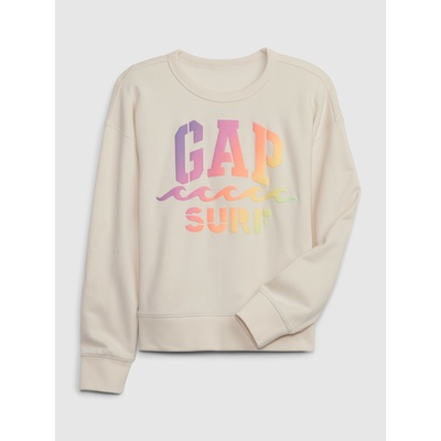 GAP Детски суитшърт с логото на GAP GAP | Bezhov | Момичешки | 116/122