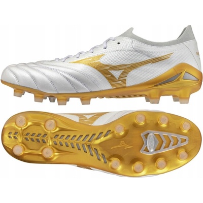 Mizuno MORELIA NEO IV B ELITE FG Bílá Zlatá – Hledejceny.cz