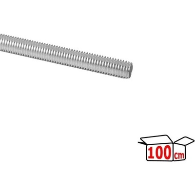KP Závitová nerezová tyč M8, dĺžka 100 cm, pre zábradlie, schodiska a brány A-DIN-975-M8