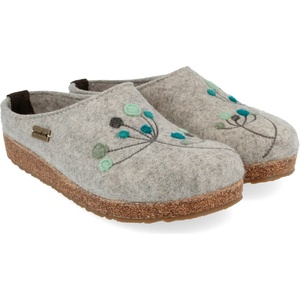 Haflinger Дамски пантофи Haflinger Women's Grizzly Amaya Slippers - Stone Grey Melange - размер 40 (EU) (126-0665-0315)