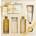 IDC Institute Подаръчен комплект Scented Bath Gold, 6 части