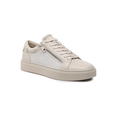 Calvin Klein Сникърси Low Top Lace Up W/Zip Mono HM0HM01059 Бежов (Low Top Lace Up W/Zip Mono HM0HM01059)