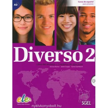Image 1 of Diverso 2 + CD : Level A2 : Student Books with Exercises Book | Jaime Corpas, Encina Alonso