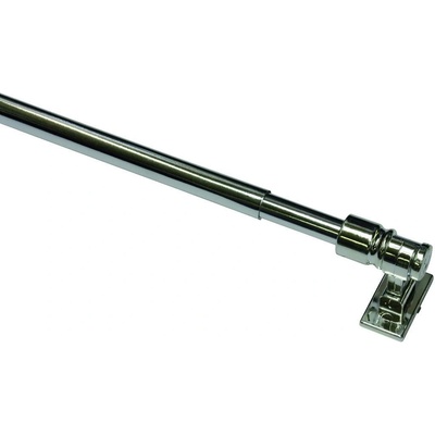 GARDINIA КОРНИЗ РАЗТЕГАЕМ ЗА ПРОЗОРЕЦ КАЛИФОРНИЯ gardinia 120-225см ХРОМ (4118)