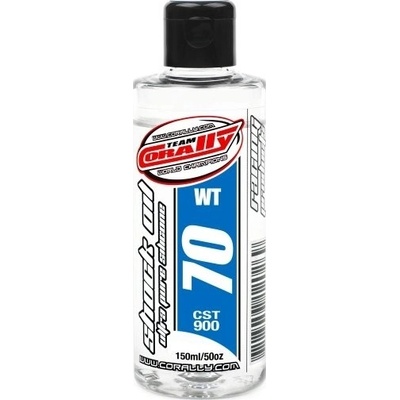 Team Corally silikónový olej do tlmičov 70 WT 150 ml