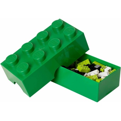 LEGO® Storage Box na desiatu tmavo zelený