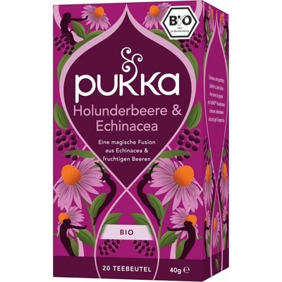 Pukka Elderberry & Echinacea bio čaj koreninovo-bylinno-ovocný 20 vrecúšok 40 g