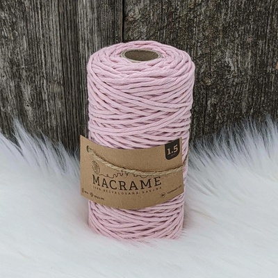 Velká vlna Macrame 1,5mm Šípková růže