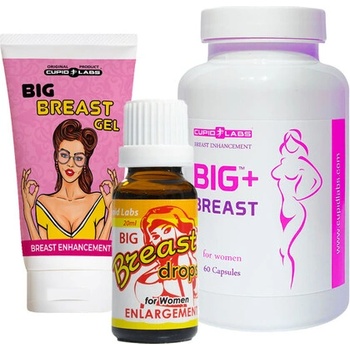 Троен комплект за уголемяване на бюста Big Breast System