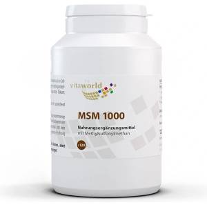 vitaworld Стави и кости - MСМ (метилсулфонил метан), 1000 mg x 120 таблетки (14444976 VW)
