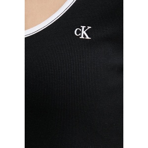 Calvin Klein рокля от памук с еластан (LV047F224G)