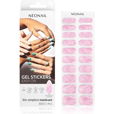 NEONAIL Easy On Gel Stickers Стикери за нокти с използване на UV/LED лампа цвят M13 20 бр