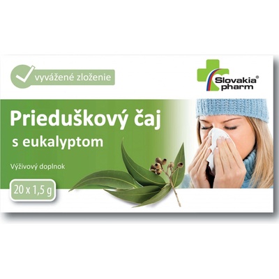 Slovakiapharm Prieduškový čaj s eukalyptom 20 X 1.5 g