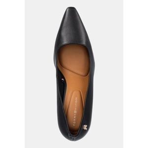 Tommy Hilfiger Кожени обувки с тънък ток TH LOGO LEATHER PUMP SLANTED HL (FW0FW08993)