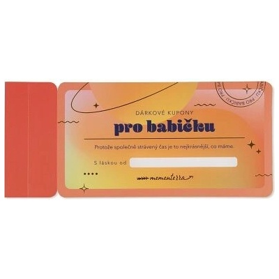 ALBI Dárkové kupony pro babičku